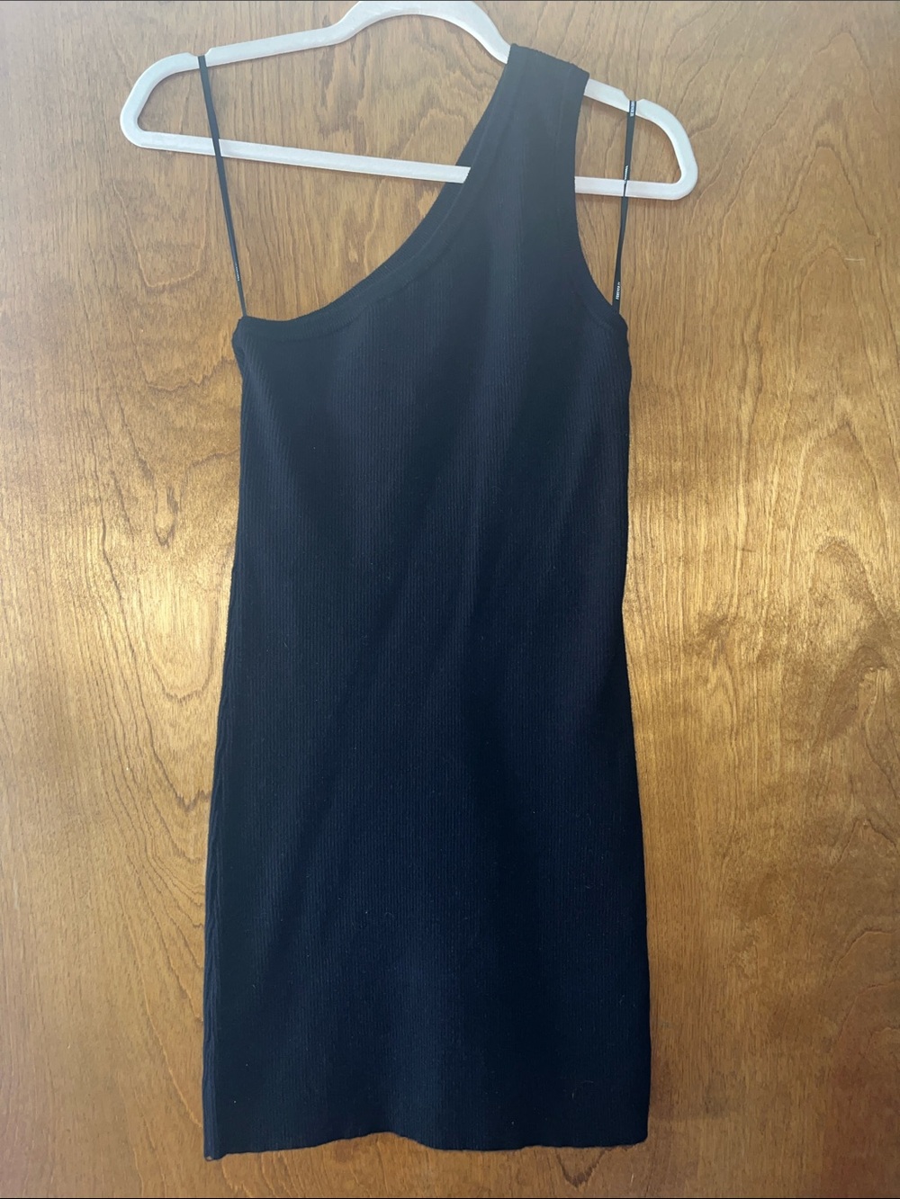 Forever 21 One-Shoulder Black Bodycon Dress